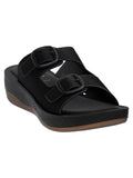 La Bella Women's Slip-On Slipper BLACK (LC48_BLACK)