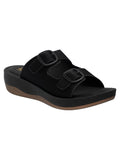 La Bella Women's Slip-On Slipper BLACK (LC48_BLACK)