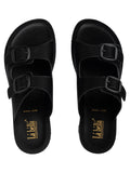 La Bella Women's Slip-On Slipper BLACK (LC48_BLACK)