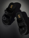 La Bella Women's Slip-On Slipper BLACK (LC48_BLACK)