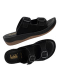 La Bella Women's Slip-On Slipper BLACK (LC48_BLACK)