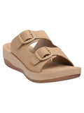 La Bella Women's Slip-On Slipper TAN (LC48_TAN)