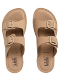 La Bella Women's Slip-On Slipper TAN (LC48_TAN)