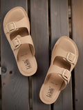 La Bella Women's Slip-On Slipper TAN (LC48_TAN)