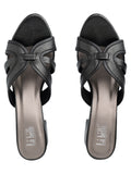 La Bella Women's Slip-On Slipper BLACK (LH01_BLACK)
