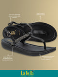 La Bella Women's Slip-On Slipper BLACK (LI03_BLACK)