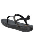 La Bella Women's Slip-On Slipper BLACK (LI03_BLACK)