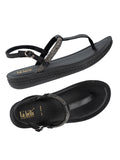 La Bella Women's Slip-On Slipper BLACK (LI03_BLACK)