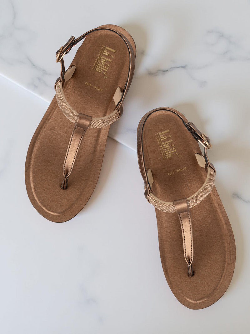 La Bella Women's Slip-On Slipper COPPER (LI03_COPPER)