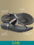 La Bella Women's Slip-On Slipper SILVER (LI03_SILVER)