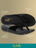 La Bella Women's Slip-On Slipper BLACK (LI04_BLACK)