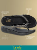 La Bella Women's Slip-On Slipper BLACK (LI31_BLACK)