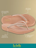 La Bella Women's Slip-On Slipper PEACH (LI31_PEACH)