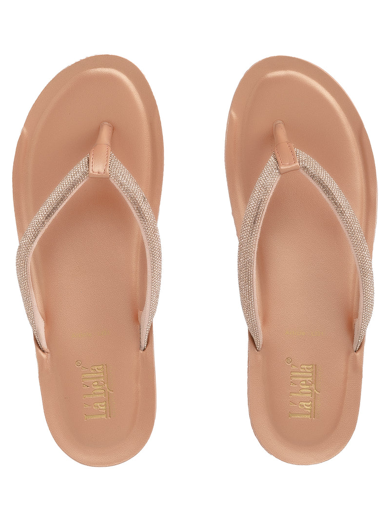 La Bella Women's Slip-On Slipper PEACH (LI31_PEACH)
