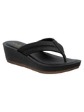 La Bella Women's Slip-On Slipper BLACK (LJ10_BLACK)