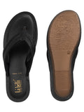 La Bella Women's Slip-On Slipper BLACK (LJ10_BLACK)