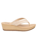 La Bella Women's Slip-On Slipper GOLD (LJ10_GOLD)