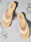 La Bella Women's Slip-On Slipper GOLD (LJ10_GOLD)
