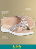 La Bella Women's Slip-On Slipper PEACH (LM01_PEACH)