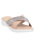 La Bella Women's Slip-On Slipper PEACH (LM01_PEACH)