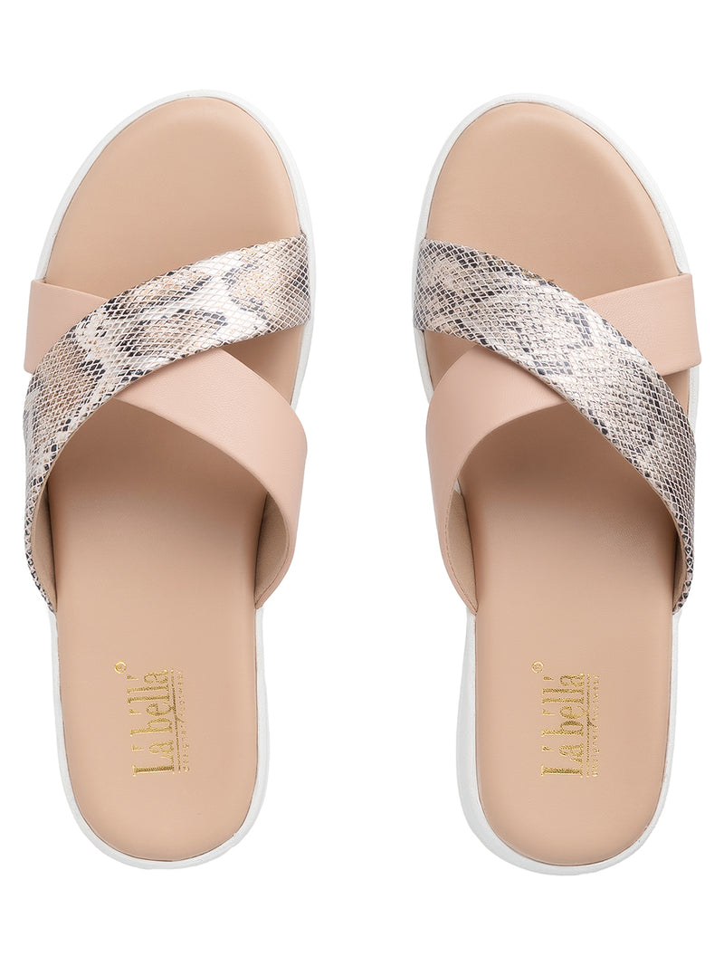La Bella Women's Slip-On Slipper PEACH (LM01_PEACH)