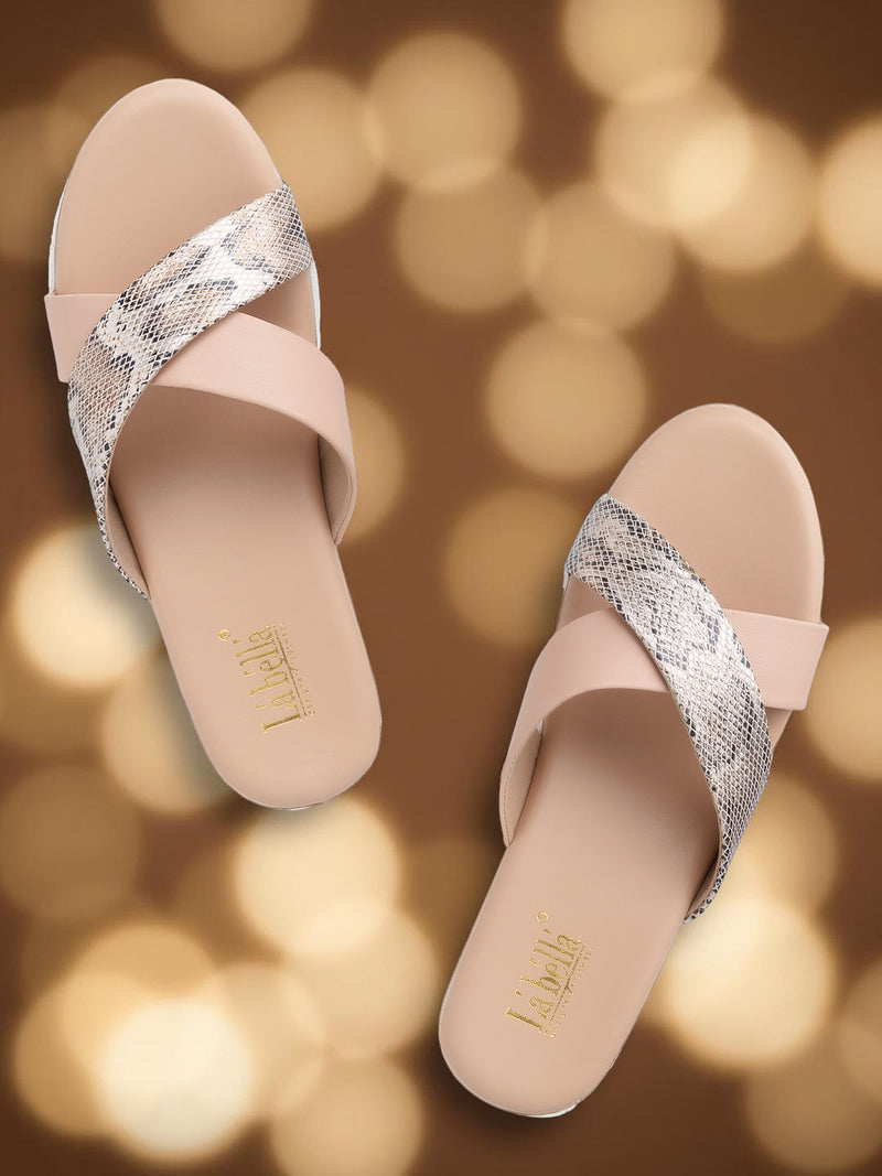 La Bella Women's Slip-On Slipper PEACH (LM01_PEACH)