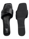 La Bella Women's Slip-On Slipper BLACK (LP01_BLACK)