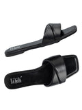La Bella Women's Slip-On Slipper BLACK (LP01_BLACK)