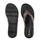 Inblu Women Antique V Shape Slipper with Slip-on Closure (ME03_ANTIQUE)