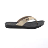 Inblu Women Gold V Shape Slipper with Slip-on Closure (ME03_GOLDEN)