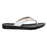 Inblu Women Silver V Shape Slipper with Slip-on Closure (ME03_SILVER)