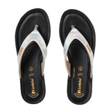 Inblu Women Silver V Shape Slipper with Slip-on Closure (ME03_SILVER)