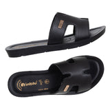 Inblu Women Black Mule Open Toe Flat Sandal (ME08_BLACK)