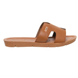 Inblu Women Tan Mule Open Toe Flat Sandal (ME08_TAN)