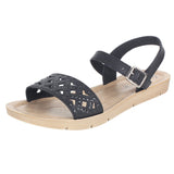 Inblu Women Sandals #ME61 - BLACK