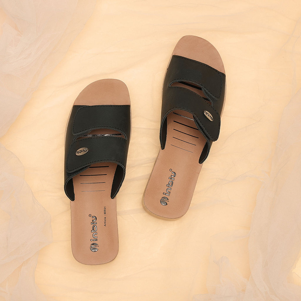 Inblu Women Sandal #MR51 - BLACK