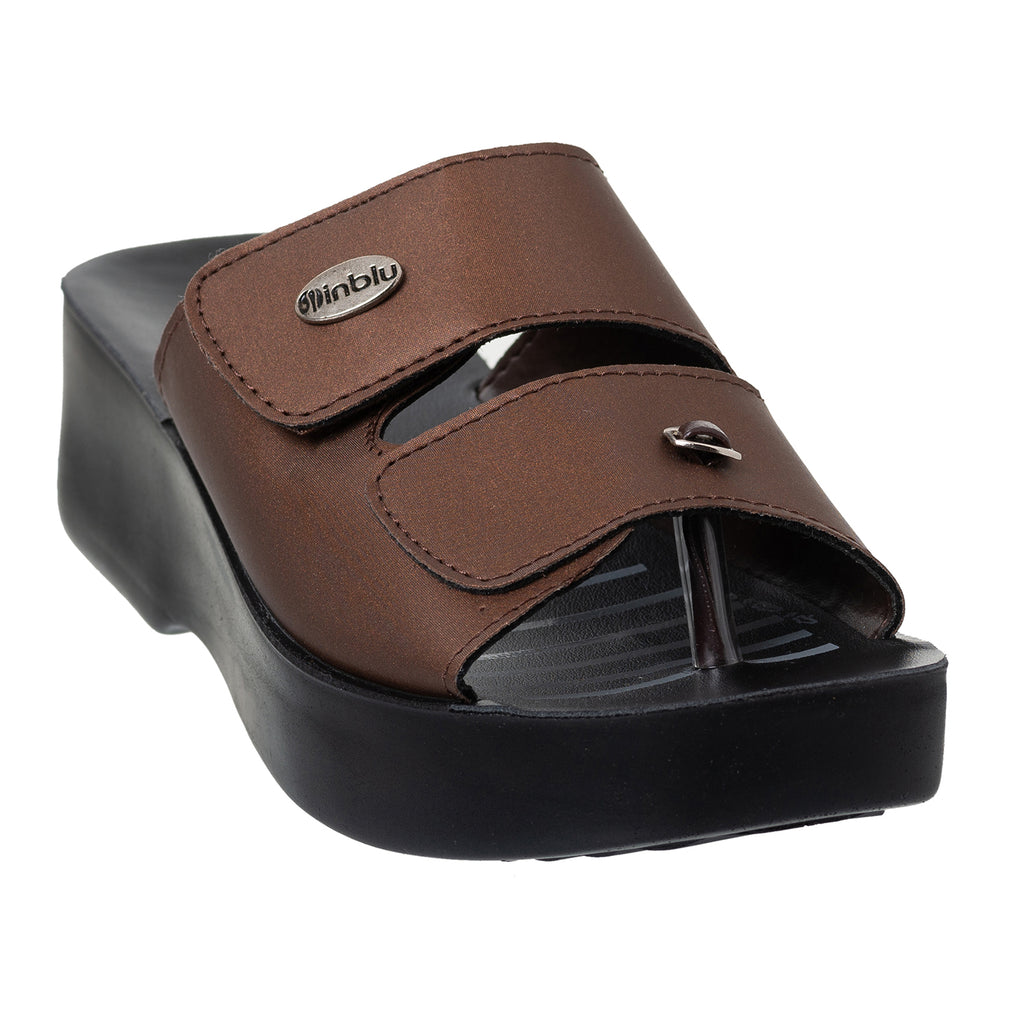 Inblu Women Copper Wedges Sandal (MRA6_COPPER)