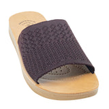 Aerowalk Women Brown Slide Style Sandal with Knitted Upper (MZ04_BROWN)