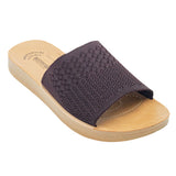 Aerowalk Women Brown Slide Style Sandal with Knitted Upper (MZ04_BROWN)