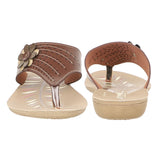 Aerowalk Women Slipper #NB37 - BROWN
