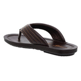 Aerowalk Men Brown Thong Style Flip-Flop with Textured Upper (NV08_BROWN)