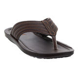 Aerowalk Men Brown Thong Style Flip-Flop with Textured Upper (NV08_BROWN)