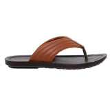 Aerowalk Men Tan Thong Style Flip-Flop with Textured Upper (NV08_TAN)