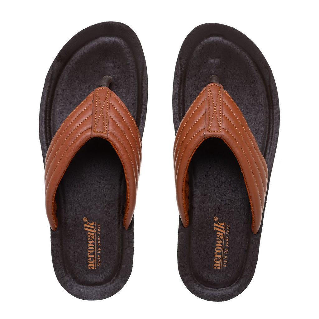 Mens tan flip flops 2025