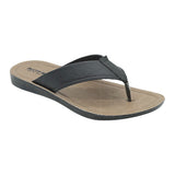 Aerowalk Men Black Thong Style Sandal (NX33_BLACK)