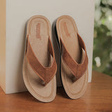Aerowalk Men Tan Thong Style Sandal (NX33_TAN)