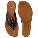 Inblu Women Sandal #OAM9 - BLACK