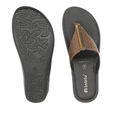 Inblu Women Copper Thong Style Flat Sandal with Laser Cut Upper (PP75_COPPER)