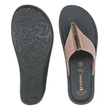 Inblu Women Pink Thong Style Flat Sandal with Laser Cut Upper (PP75_PINK)