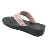 Inblu Women Pink Thong Style Flat Sandal with Laser Cut Upper (PP75_PINK)